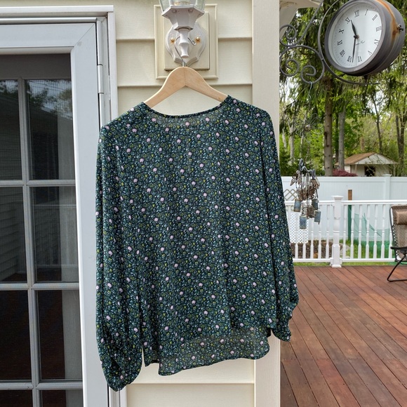 Loft floral blouse L - Picture 1 of 6